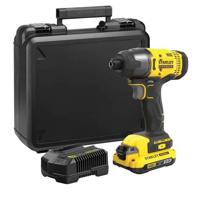 Slagschroevendraaier 165 Nm - 18V - 2800 tpm, 3100 tps/min, LED - V20-serie - STANLEY FATMAX, SFMCF800D1K-QW