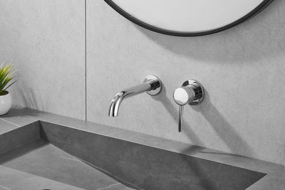 Saniclear Talpa inbouw wastafelkraan chroom met inbouwdeel Saniclear Talpa inbouw wastafelkraan chroom met inbouwdeel