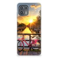 Motorola Edge 20 Lite | Silliconen Back Cover | Amsterdamse Grachten