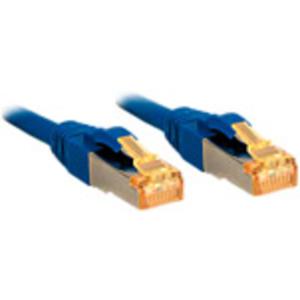 LINDY 47275 RJ45 Netwerkkabel, patchkabel CAT 6 S/FTP 0.30 m Blauw 1 stuk(s)