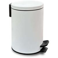 Badkamerprullenbak - VANDAAG - UTILITY - 3 L - Ø 17 xx H 25 cm - Polypropyleen - Zacht Wit