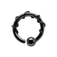 Ball closure ring met fixed ball Chirurgisch staal 316L Piercingringen