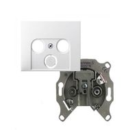 Berker K.1 cai contactdoos EDC1000 met inzetplaat polarwit