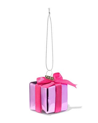 HEMA Kersthanger 4cm Glas Cadeautje