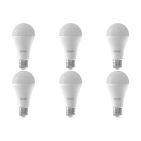 CALEX - LED Lamp 6 Pack - Smart A60 - E27 Fitting - Dimbaar - 14W - Aanpasbare Kleur CCT - Mat Wit - thumbnail