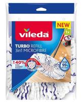 VILEDA TURBO 3w1 dweilaccessoire Dweilpad Microvezel 1 stuk(s) Wit