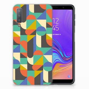 Samsung Galaxy A7 (2018) TPU bumper Funky Retro