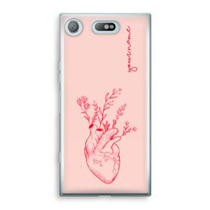 Blooming Heart: Sony Xperia XZ1 Compact Transparant Hoesje