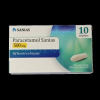 Sanias Paracetamol 500mg 10 Zetpillen