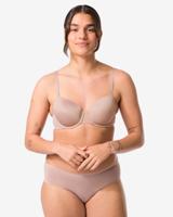 HEMA Voorgevormde Bh Met Beugel Recycled/micro Beige (beige)
