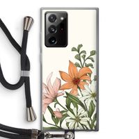 Floral bouquet: Samsung Galaxy Note 20 Ultra / Note 20 Ultra 5G Transparant Hoesje met koord