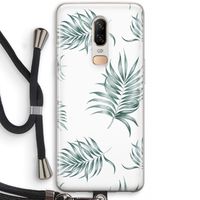 Simple leaves: OnePlus 6 Transparant Hoesje met koord