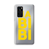 Habibi Blue: Huawei P40 Transparant Hoesje