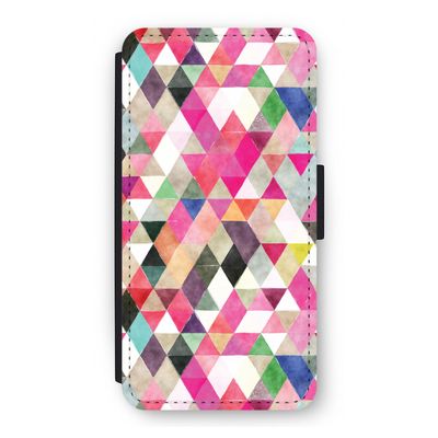 Gekleurde driehoekjes: iPhone 12 Flip Hoesje