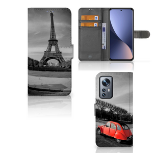 Xiaomi 12 Pro Flip Cover Eiffeltoren