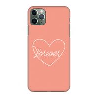 Forever heart: Volledig geprint iPhone 11 Pro Max Hoesje