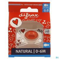 Difrax Fopspeen Natural 0-6m I Love