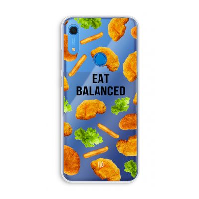 Eat Balanced: Huawei Y6s Transparant Hoesje