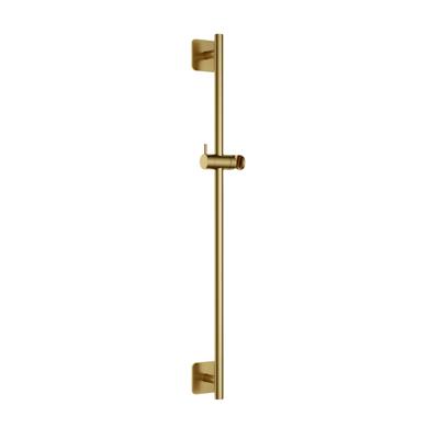 Hotbath Gal Verstelbare glijstang 100 cm Geborsteld messing PVD GL311BBP