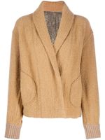 Forte Forte veste bomber texturée - Marron Forte Forte veste bomber texturée - Marron
