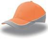 Atlantis AT615 Racing Cap - Orange/Grey - One Size