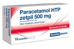 Healthypharm Paracetamol HTP Zetpil 500mg