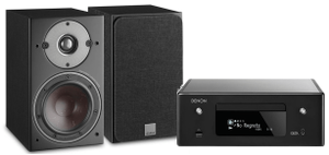 DoubleDeal: Denon RCD-N10 + Dali Oberon 1 Stereo Set - Zwart