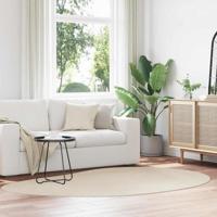 VidaXL Vloerkleden huarte beige 160 x 230 cm polyester