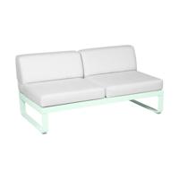 Fermob Bellevie 2-zitsmodule loungebank Ice Mint - Off-White