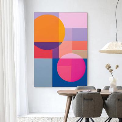 Urban Cotton Wandkleed 'Combine' 80 x 110cm in Frame - black
