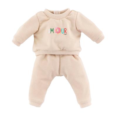 Corolle beige trainingspak voor babypop, 42cm