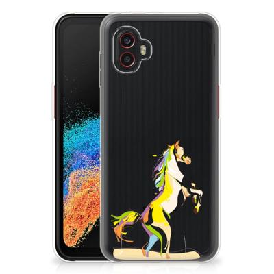 Samsung Galaxy Xcover 6 Pro Telefoonhoesje met Naam Horse Color Samsung Galaxy Xcover 6 Pro Telefoonhoesje met Naam Horse Color