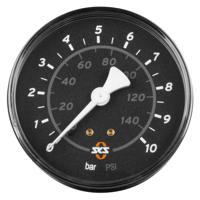 SKS Pompd manometer 80mm 10 bar zw