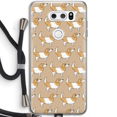 Doggy: LG V30 Transparant Hoesje met koord