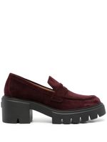 Stuart Weitzman mocassins Soho 60 mm en daim - Rouge