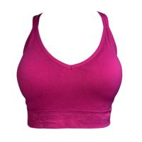 BOX OF 18 SEAMLESS SPORTS BRAS TACCHINI FUCHSIA