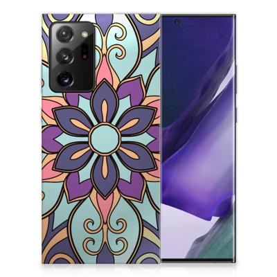 Samsung Galaxy Note20 Ultra | TPU Case | Purple Flower