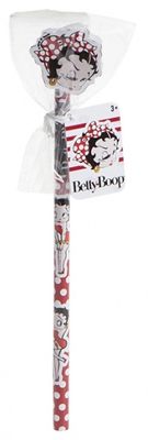 Kamparo Betty Boop potlood met gum witte stipjes Kamparo Betty Boop potlood met gum witte stipjes