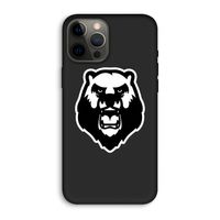 Angry Bear (white): iPhone 12 Pro Max Biologisch afbreekbaar hoesje