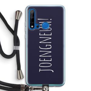 Joengneuh!: Huawei P20 Lite (2019) Transparant Hoesje met koord