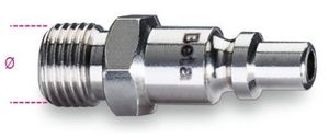 Beta 1916i insteeknippel cilindrisch voor pompnippel compressor 1/4"