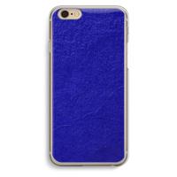 Majorelle Blue: iPhone 6 / 6S Transparant Hoesje - thumbnail