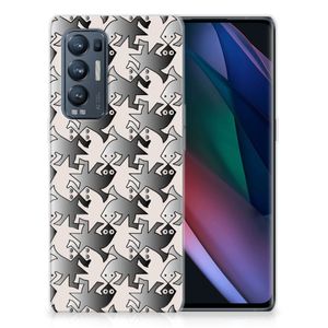 OPPO Find X3 Neo TPU Hoesje Salamander Grey