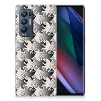 OPPO Find X3 Neo TPU Hoesje Salamander Grey - thumbnail