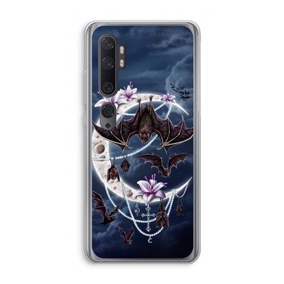 Vleermuizen Maan: Xiaomi Mi Note 10 Transparant Hoesje