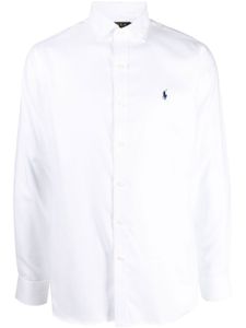 Polo Ralph Lauren chemise à logo brodé - Blanc