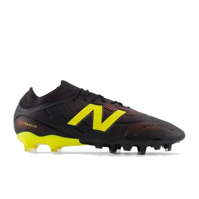 New Balance Tekela V5 Team Low Gras Voetbalschoenen (FG) Zwart Geel Rood