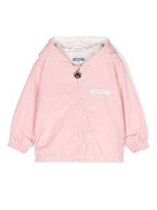 Moschino Kids veste Teddy Bear à capuche - Rose