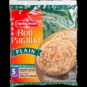 Spring Home Roti Paratha Plain 5 Stuks 325g bij Jumbo