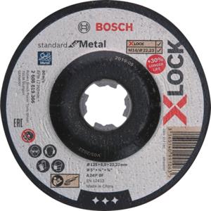 Bosch Accessories 2608619366 X-LOCK Afbraamschijf gebogen Diameter 125 mm Boordiameter 22.23 mm Metaal, Staal, IJzer 1 stuk(s)